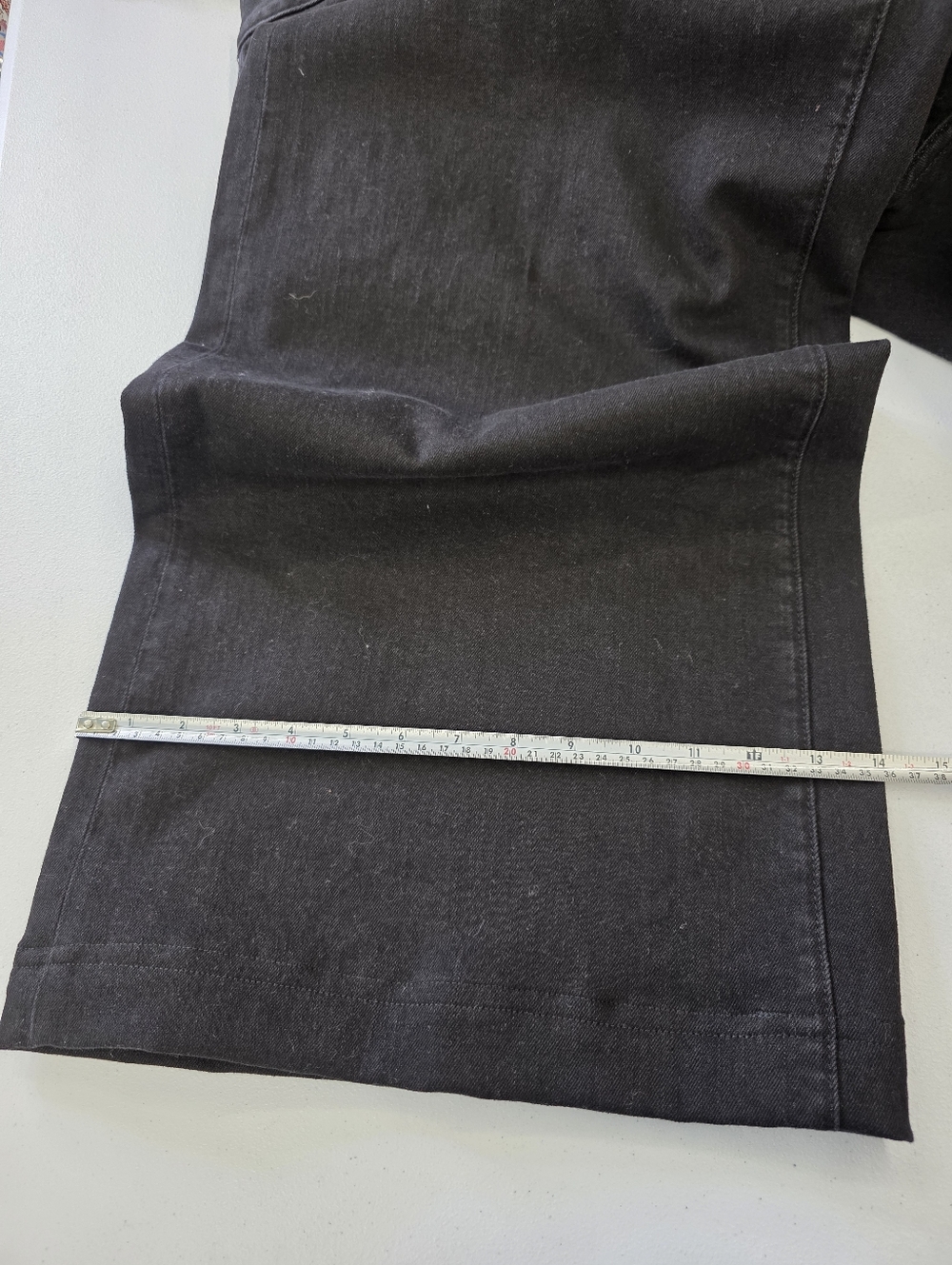 Warp + Weft NCE nice cote Wide Leg inkwell Black Jeans - Picture 5 of 14